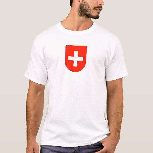 Zwitserland Crest T-shirt (Voorkant)