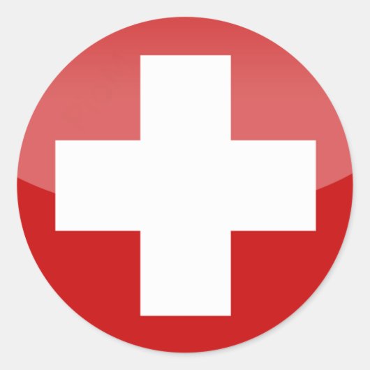 Zwitserland Cross sticker (Voorkant)
