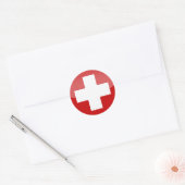 Zwitserland Cross sticker (Envelop)