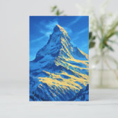 Zwitserland De Matterhorn Bedankkaart (Staand voorkant)