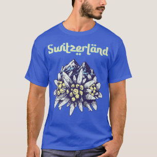 Zwitserland Edelweiss Alps Souvenir Mountain Hikin T-shirt