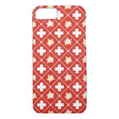 Zwitserland Edelweiss-patroon Case-Mate iPhone Case (Achterkant)