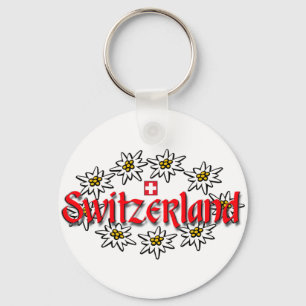 Zwitserland Edelweiss Sleutelhanger