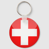 Zwitserland en Zwitserland mode/sleutelhanger Sleutelhanger (Voorkant)