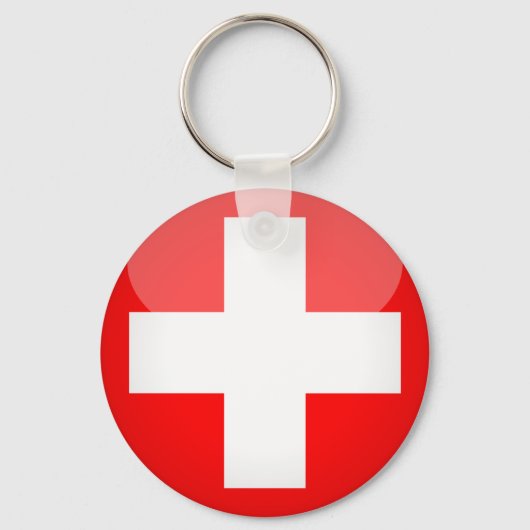 Zwitserland en Zwitserland mode/sleutelhanger Sleutelhanger (Voorkant)