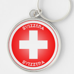 Zwitserland Erfgoed Embleem Sleutelhanger