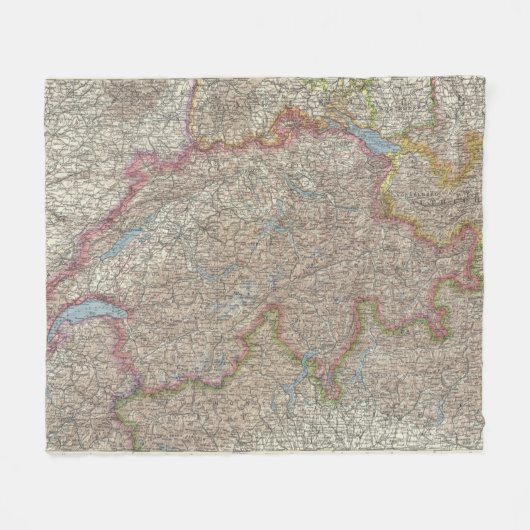 Zwitserland Fleece Deken (Voorkant (Horizontaal))