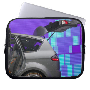 ZWITSERLAND, GENEVA: 75e jaarlijkse autosalon van Laptop Sleeve