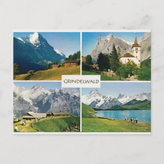  Zwitserland Grindelwald Briefkaart (Voorkant)