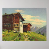  Zwitserland, Hochweg, Saas Fee Poster (Voorkant)
