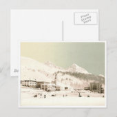 Zwitserland in de winter briefkaart (Voorkant / Achterkant)