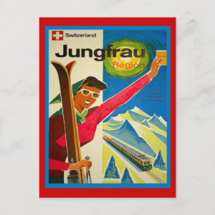 Zwitserland jungfrau briefkaart
