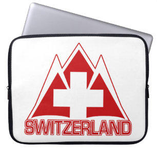 ZWITSERLAND laptophoezen Laptop Sleeve