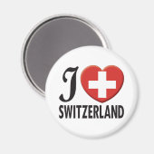 Zwitserland Liefde Magneet (Voorkant / Achterkant)