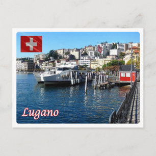 Zwitserland - Lugano - Briefkaart