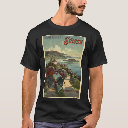 Zwitserland  Mannen T-shirt (Voorkant)