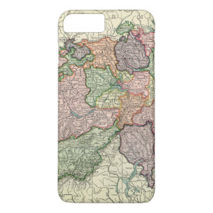 Zwitserland Map iPhone 7 Plus daar iPhone 8 Plus / 7 Plus Hoesje