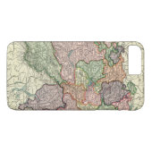 Zwitserland Map iPhone 7 Plus daar Case-Mate iPhone Case (Achterkant (Horizontaal))