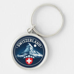 Zwitserland Matterhorn Erfgoed Badge Sleutelhanger