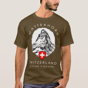 Zwitserland Matterhorn Xo4U Origineel T-shirt