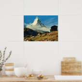  Zwitserland, Matterhorn, Zermatt Poster (Keuken)