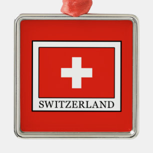 Zwitserland Metalen Ornament