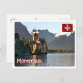 Zwitserland - Montreaux - Briefkaart (Voorkant / Achterkant)