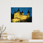  Zwitserland, Nyon, middeleeuws kasteel Poster (Keuken)