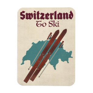 Zwitserland om te skiën magneet