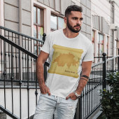 Zwitserland op een perkament t-shirt