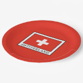 Zwitserland Papieren Bordje (Gekanteld)