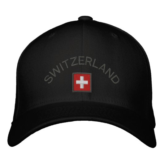 Zwitserland Pet met Zwitserse vlag (Voorkant)