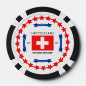 Zwitserland Poker Chips (Achterkant)