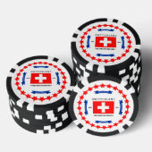 Zwitserland Poker Chips (Opstapeling)