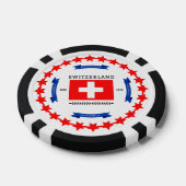 Zwitserland Poker Chips (Enkel)