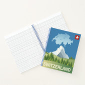 Zwitserland Reisposter Notitieboek (Binnen)