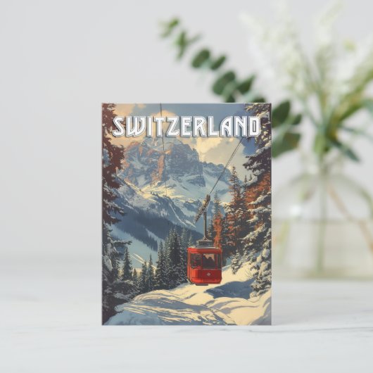 Zwitserland reizen Briefkaart (Staand voorkant)