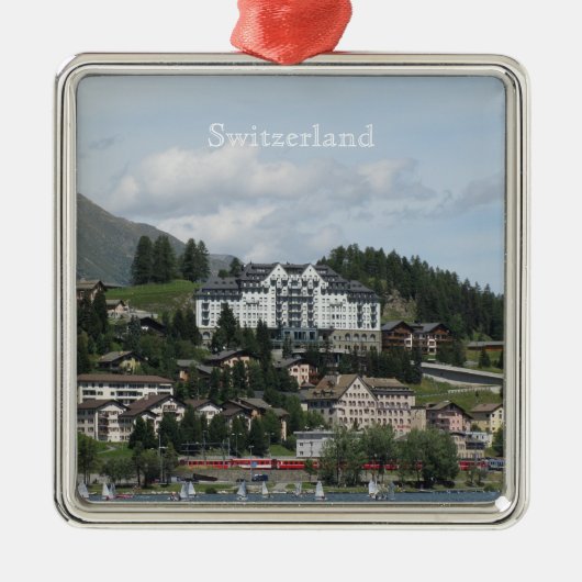 Zwitserland resort Ornament (Voorkant)