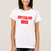 Zwitserland Rocks souvenir T-shirt (Voorkant)
