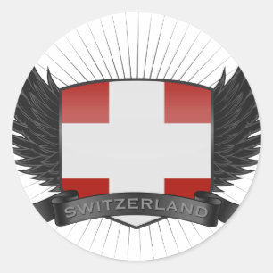 ZWITSERLAND RONDE STICKER