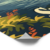 Zwitserland Rust: Lakeside Village Poster (Hoek)