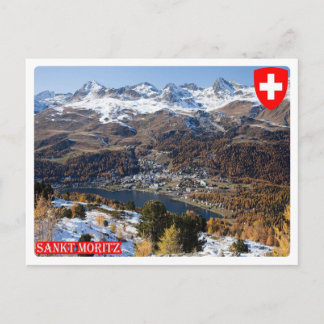 Zwitserland - Saint Moritz - Briefkaart