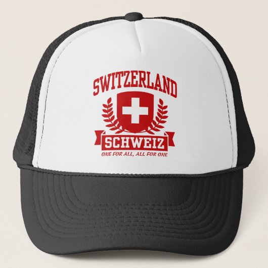 Zwitserland Schweiz Trucker Pet (Voorkant)