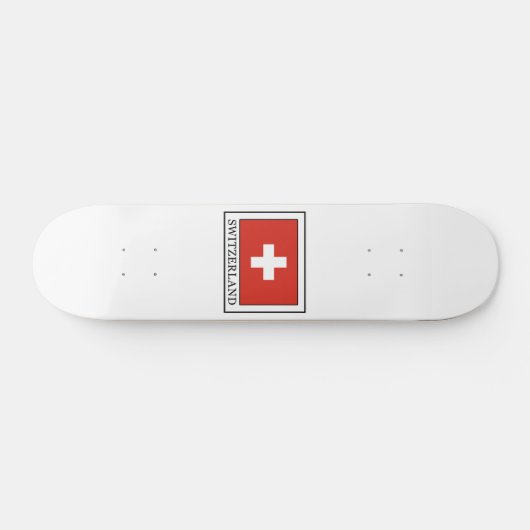 Zwitserland Skateboard (Horizontaal)