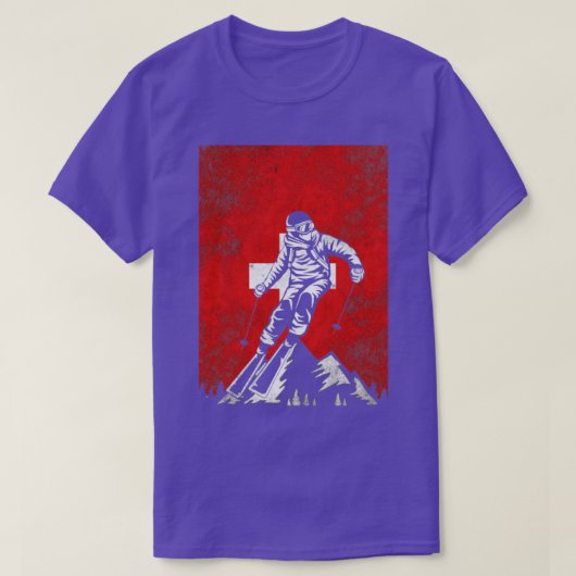 Zwitserland Skiing T-shirt (Design voorkant)