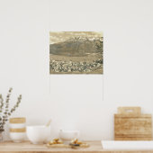  Zwitserland, St. Moritz en het meer van 1906 Poster (Keuken)