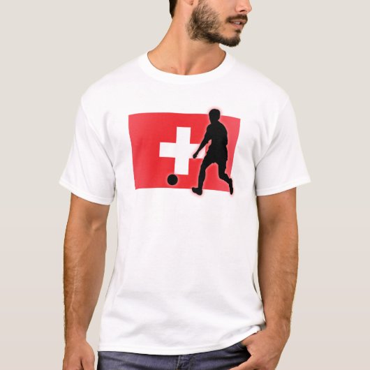 Zwitserland Striker T-shirt (Voorkant)