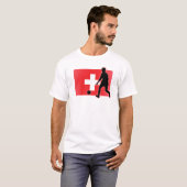 Zwitserland Striker T-shirt (Voorkant volledig)