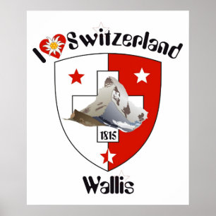 Zwitserland, Suisse, Svizzera, Svizra, Switzerland Poster