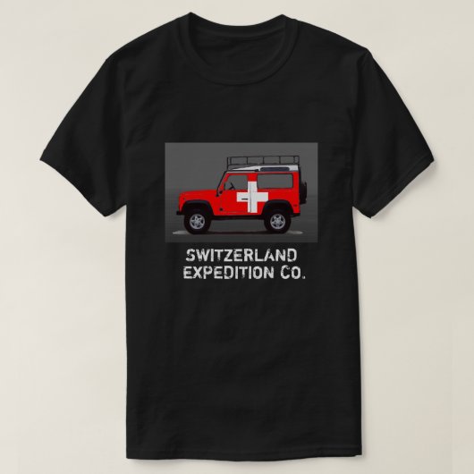 ZWITSERLAND T-SHIRT (Design voorkant)